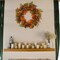 Artificial Fall Wreaths for Front Door Autumn Oak Wreath with Oak Leaves(Orange Berry With Oak Leaves B)20"D x 20"W x 5"H